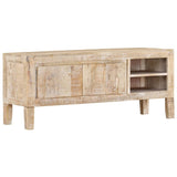 NNEVL TV Cabinet 110x35x46 cm Solid Mango Wood