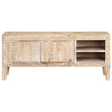 NNEVL TV Cabinet 110x35x46 cm Solid Mango Wood
