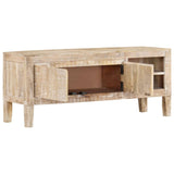 NNEVL TV Cabinet 110x35x46 cm Solid Mango Wood