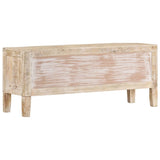NNEVL TV Cabinet 110x35x46 cm Solid Mango Wood
