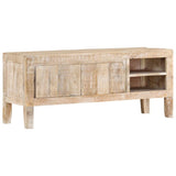 NNEVL TV Cabinet 110x35x46 cm Solid Mango Wood