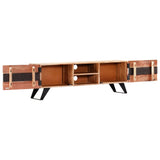 NNEVL TV Cabinet 140x30x45 cm Solid Acacia Wood
