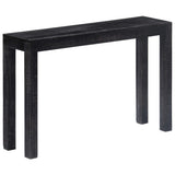 NNEVL Console Table Black 118x30x76 cm Solid Mango Wood