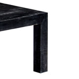 NNEVL Coffee Table Black 110x50x35 cm Solid Mango Wood