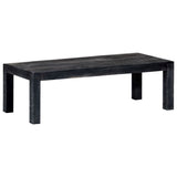 NNEVL Coffee Table Black 110x50x35 cm Solid Mango Wood