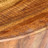 NNEVL Coffee Table 65x65x33 cm Solid Rough Mango Wood