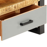 NNEVL TV Cabinet 100x30x50 cm Solid Mango Wood