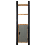 NNEVL Bookshelf 50x30x170 cm Solid Mango Wood