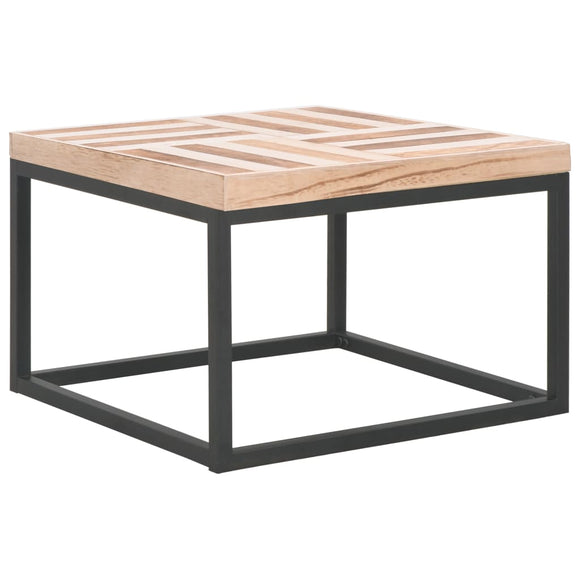 NNEVL Coffee Table 50x50x33.5 cm Solid Wood