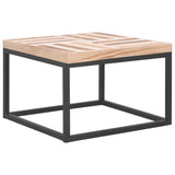 NNEVL Coffee Table 50x50x33.5 cm Solid Wood