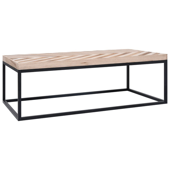 NNEVL Coffee Table 110x60x37 cm Solid Wood