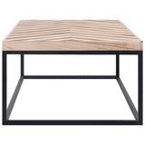 NNEVL Coffee Table 110x60x37 cm Solid Wood