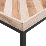 NNEVL Coffee Table 110x60x37 cm Solid Wood