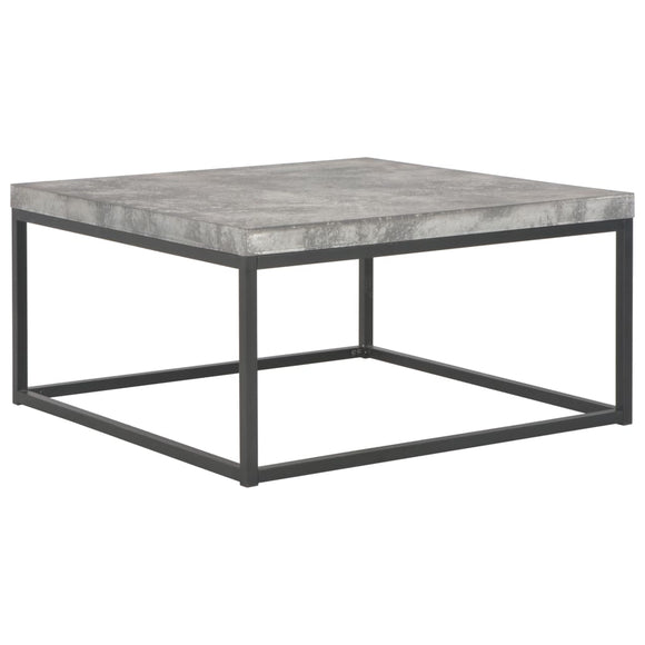 NNEVL Coffee Table 75x75x38 cm Concrete Look