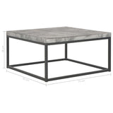 NNEVL Coffee Table 75x75x38 cm Concrete Look
