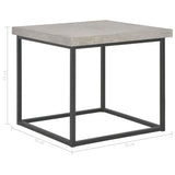NNEVL Coffee Table 55x55x53 cm Concrete Look