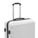 NNEVL Hardcase Trolley Set 3 pcs Bright Silver ABS