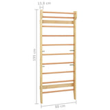 NNEVL Wall Bar 80x15.8x195 cm Solid Pine Wood