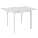 NNEVL Extendable Dining Table White (80-120)x80x74 cm MDF