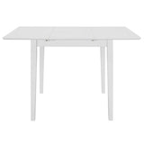 NNEVL Extendable Dining Table White (80-120)x80x74 cm MDF