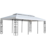 NNEVL Gazebo 3x6 m White
