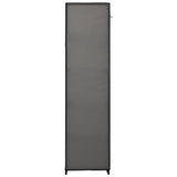 NNEVL Folding Wardrobe Grey 110x45x175 cm Fabric