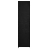 NNEVL Wardrobe with 4 Compartments Black 175x45x170 cm