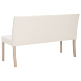 NNEVL Bench 139.5 cm Cream Faux Leather