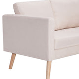 NNEVL 2-Seater Sofa Fabric Cream
