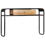 NNEVL Console Table 118x30x75 cm Solid Mango Wood