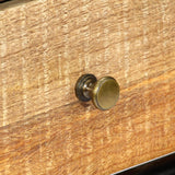 NNEVL Console Table 118x30x75 cm Solid Mango Wood