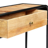 NNEVL Console Table 118x30x75 cm Solid Mango Wood