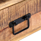 NNEVL TV Cabinet 150x30x45 cm Solid Mango Wood