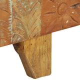 NNEVL Hand Carved TV Cabinet 120x30x40 cm Solid Reclaimed Wood