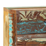 NNEVL Hand Carved Bedside Cabinet 40x30x50 cm Solid Reclaimed Wood