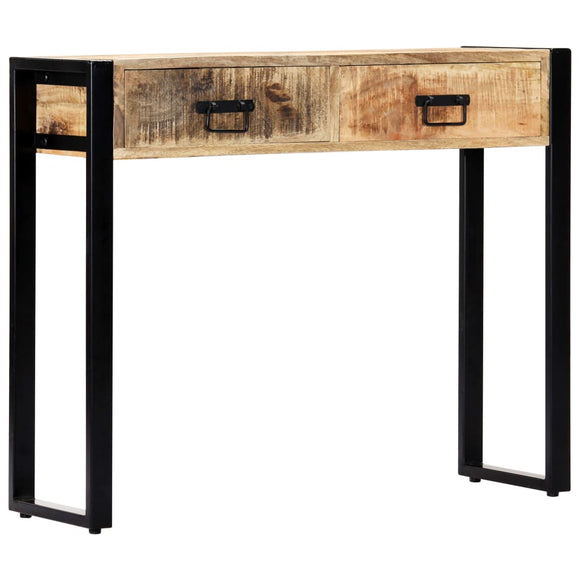 NNEVL Console Table 90x30x75 cm Solid Mango Wood