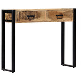 NNEVL Console Table 90x30x75 cm Solid Mango Wood