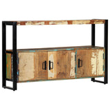 NNEVL Sideboard 120x30x75 cm Solid Reclaimed Wood