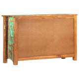 NNEVL Chest of Drawers 130x40x80 cm Solid Reclaimed Wood