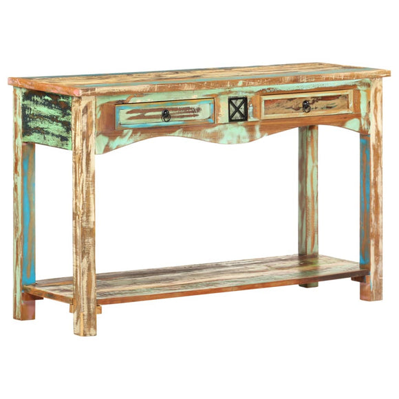 NNEVL Console Table 120x40x75 cm Solid Reclaimed Wood