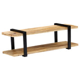 NNEVL TV Cabinet 130x40x40 cm Solid Mango Wood