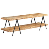NNEVL TV Cabinet 160x40x50 cm Solid Mango Wood