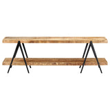NNEVL TV Cabinet 160x40x50 cm Solid Mango Wood