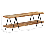 NNEVL TV Cabinet 160x40x50 cm Solid Mango Wood