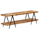 NNEVL TV Cabinet 160x40x50 cm Solid Mango Wood