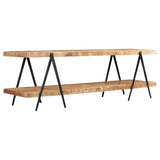 NNEVL TV Cabinet 160x40x50 cm Solid Mango Wood