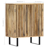 NNEVL Sideboard 60x35x75 cm Solid Mango Wood