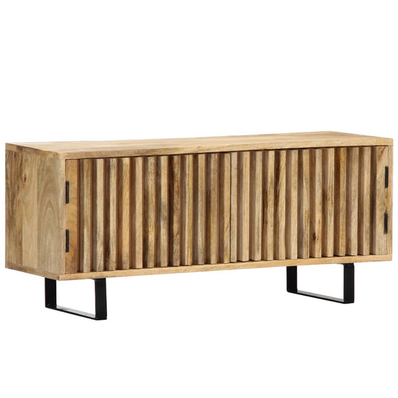 NNEVL TV Cabinet 90x30x40 cm Solid Mango Wood