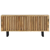 NNEVL TV Cabinet 90x30x40 cm Solid Mango Wood