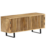 NNEVL TV Cabinet 90x30x40 cm Solid Mango Wood